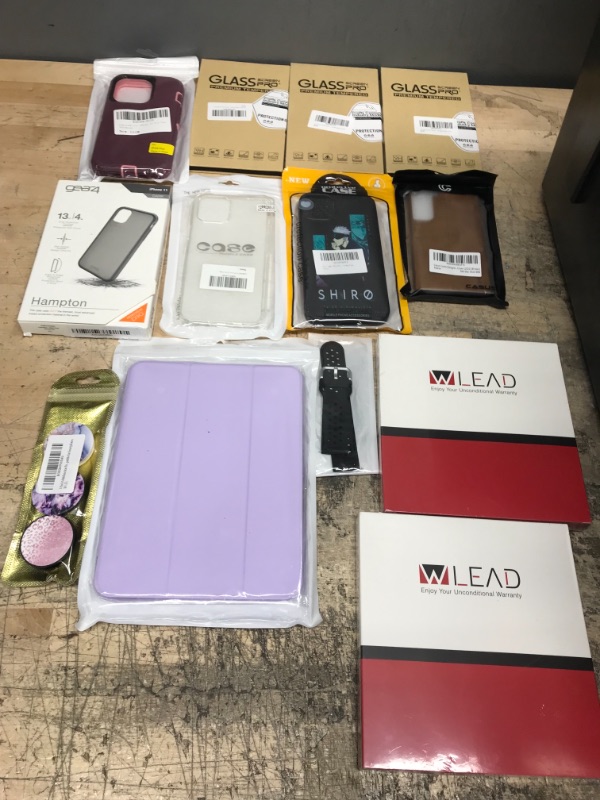 Photo 1 of 13 ASSORTED CELLPHONE AND ACCESORIES BUNDLE