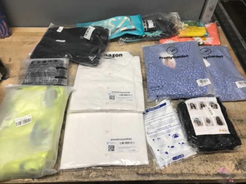 Photo 1 of 13 ITEM ASSORTED CLOTHING BUNDLE ALL SIZES VARY MEN AND WOMEN