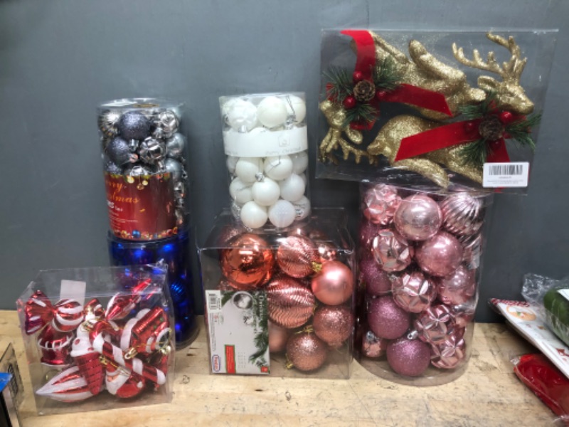 Photo 1 of 7 ASSORTED HOLIDAY ORNAMENT BUNDLE