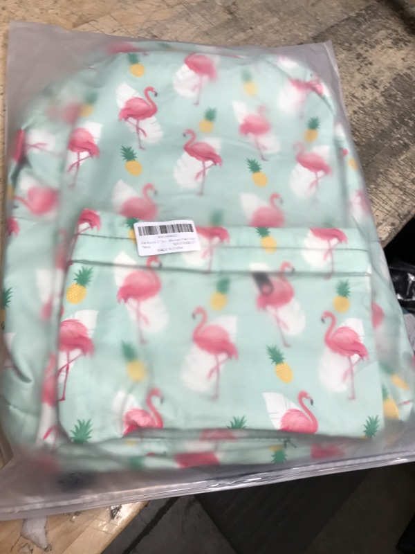 Photo 1 of 17" BACKPACK FLAMINGO AND PINEAPPLES