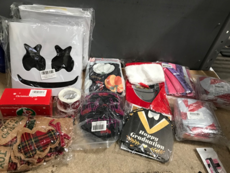 Photo 1 of 13 ITEM PARTY AND CHRISTMAS DECOR BUNDLE