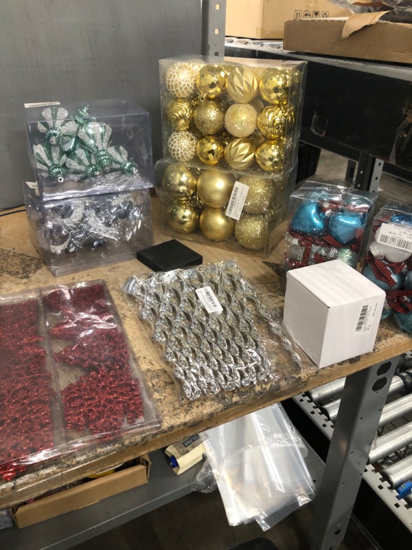Photo 1 of 11 boxes of ornaments
