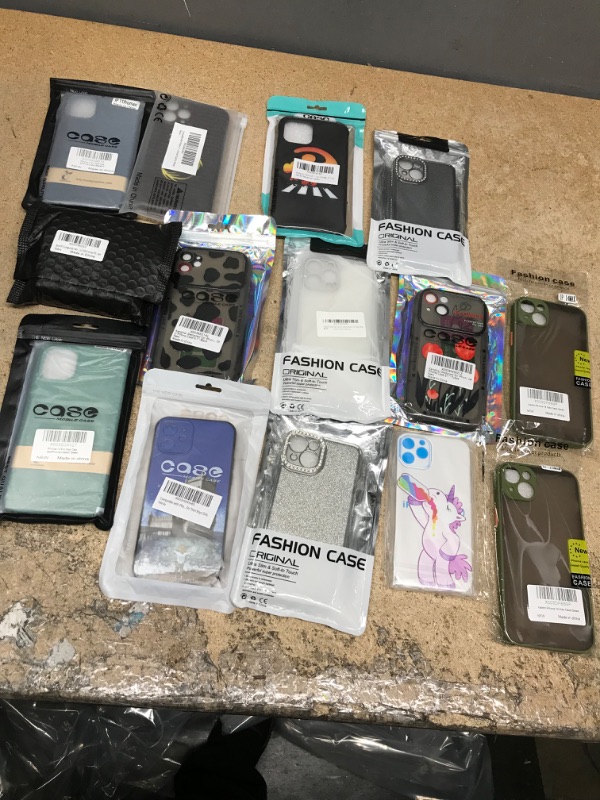 Photo 1 of iPhone Cases & Accessories Bundle (14pc)