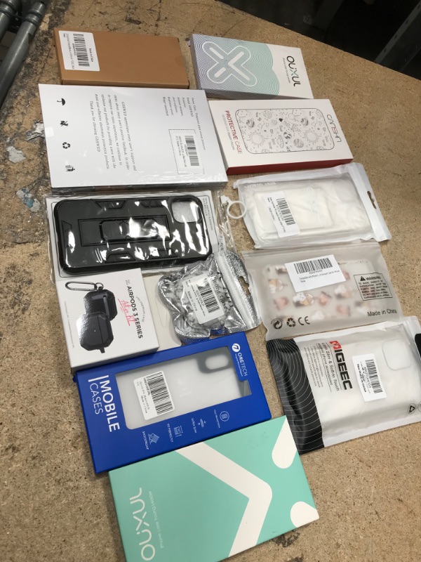 Photo 1 of 12pc iPhone, Airpod & Watch Accessories + Cases