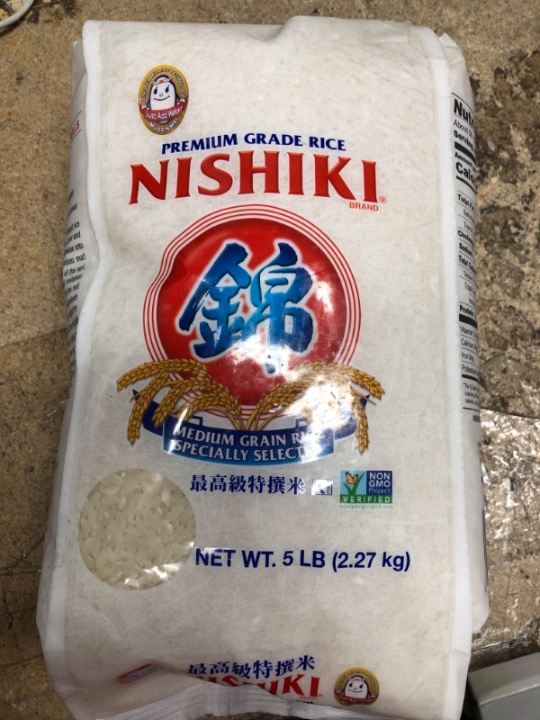 Photo 2 of *** NO EXP DATE *** Nishiki Rice, Medium Grain - 5 lb