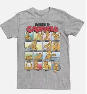 Photo 1 of Men's Garfield Emotions Of Garfield Poster Tee 3x 
