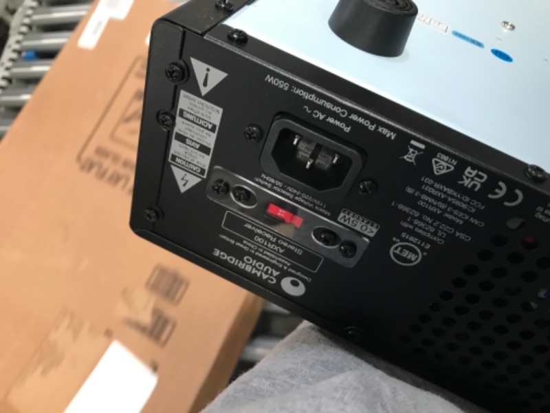 Photo 1 of Cambridge Audio AXR100 100-Watt Stereo Receiver with Bluetooth | Built-in Phono Stage, 3.5mm Input, AM/FM with RDS