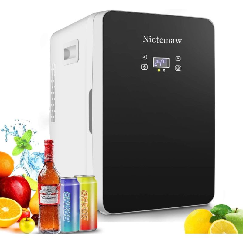 Photo 1 of ***TESTED/ TURNS ON*** Nictemaw 20-liter Compact Cooler/Warmer Mini Fridge/Wine Cooler with LCD Display + Digital Thermostat + Cooling for Cars Road Trips Homes Offices &amp; Dorms
