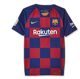 Photo 1 of Nike 2019-20 FC Barcelona YOUTH Home Jersey - Red-Blue XL