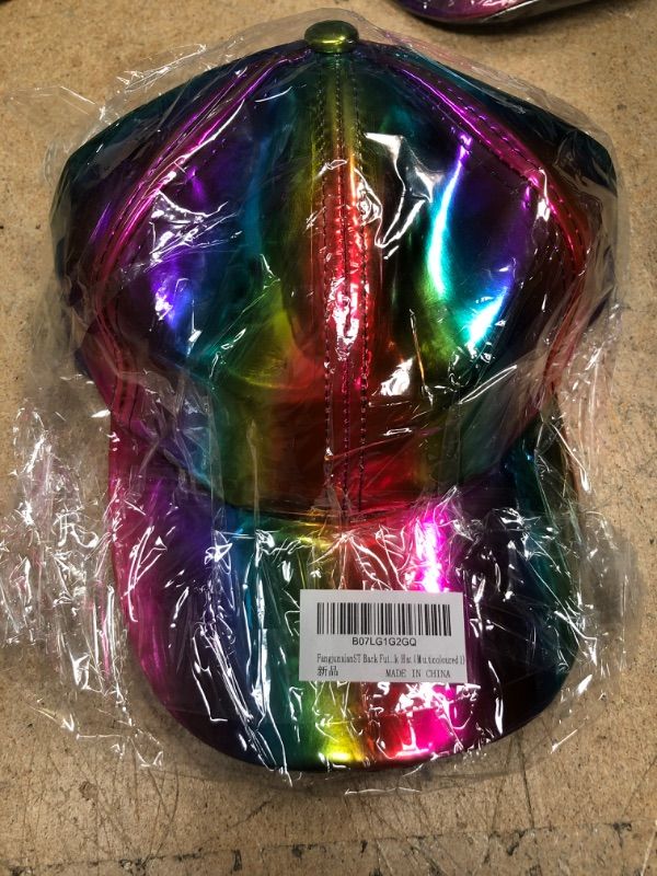 Photo 2 of Back Future Baseball Cap Marty Rainbow Cosplay Snapback Hat- ONE SIZE