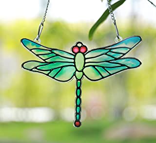 Photo 1 of  Suncatcher Metal & Acrylic Window Hanging, Metal Art Ornament, Beautiful Hanging Pendant Suncatcher for Window Home Decor (Dragonfly)
