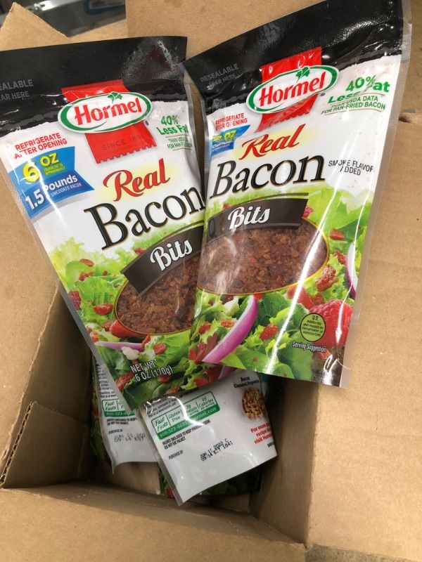 Photo 2 of (6 Pack) Hormel Real Bacon Bits, 6 Oz- *NONREFUNDABLE*
BEST BY: 06/2022