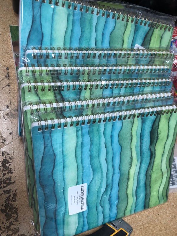 Photo 1 of 2022-2023 Planner - Planner 2022-2023 Weekly & Monthly with Tabs, 8" x 10", Jul. 2022 - Jun. 2023, Contacts + Calendar + Holidays + Thick Paper + Twin-Wire Binding - Green Waves
SET OF 7