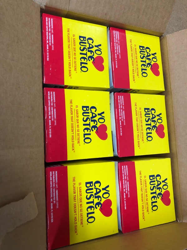 Photo 3 of **EXPIRES NOV02/2022** Cafe Bustelo, K-Cup Single Serve, 12 Count, 4.44oz Box (Pack of 6) (Espresso Style)
