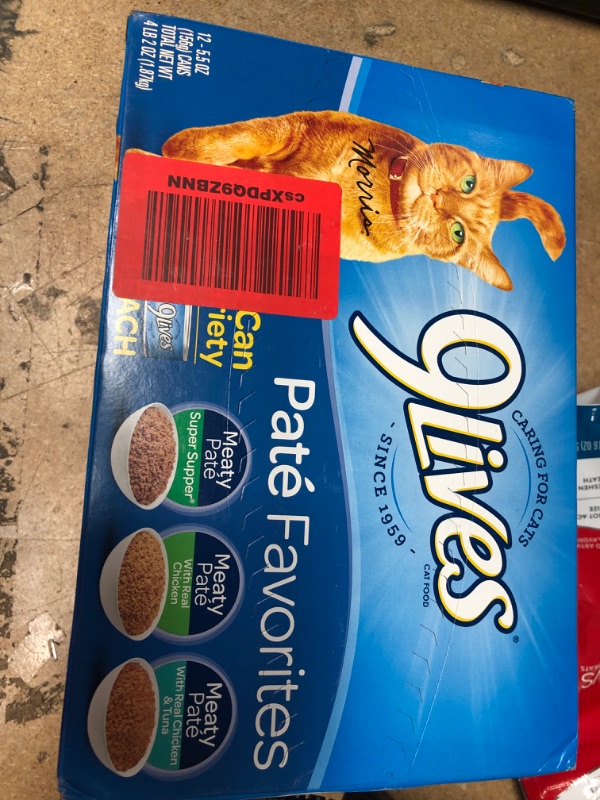 Photo 2 of **EXPIRES JUN24/2023**  9Lives Variety Pack Favorites Wet Cat Food, 5.5 Ounce Cans
