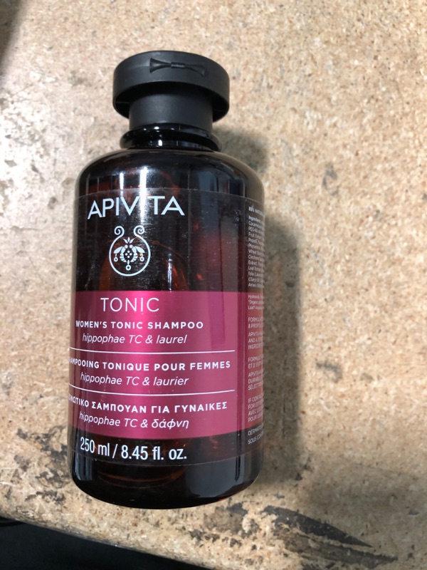 Photo 1 of APIVITA Women's Tonic Shampoo 8.45 fl.oz. | Hippophae, Vitamin A & E Natural Women's Shampoo that Promotes Hair Growth and Strengthens Hair to Prevent Hair Loss (Shampoo)