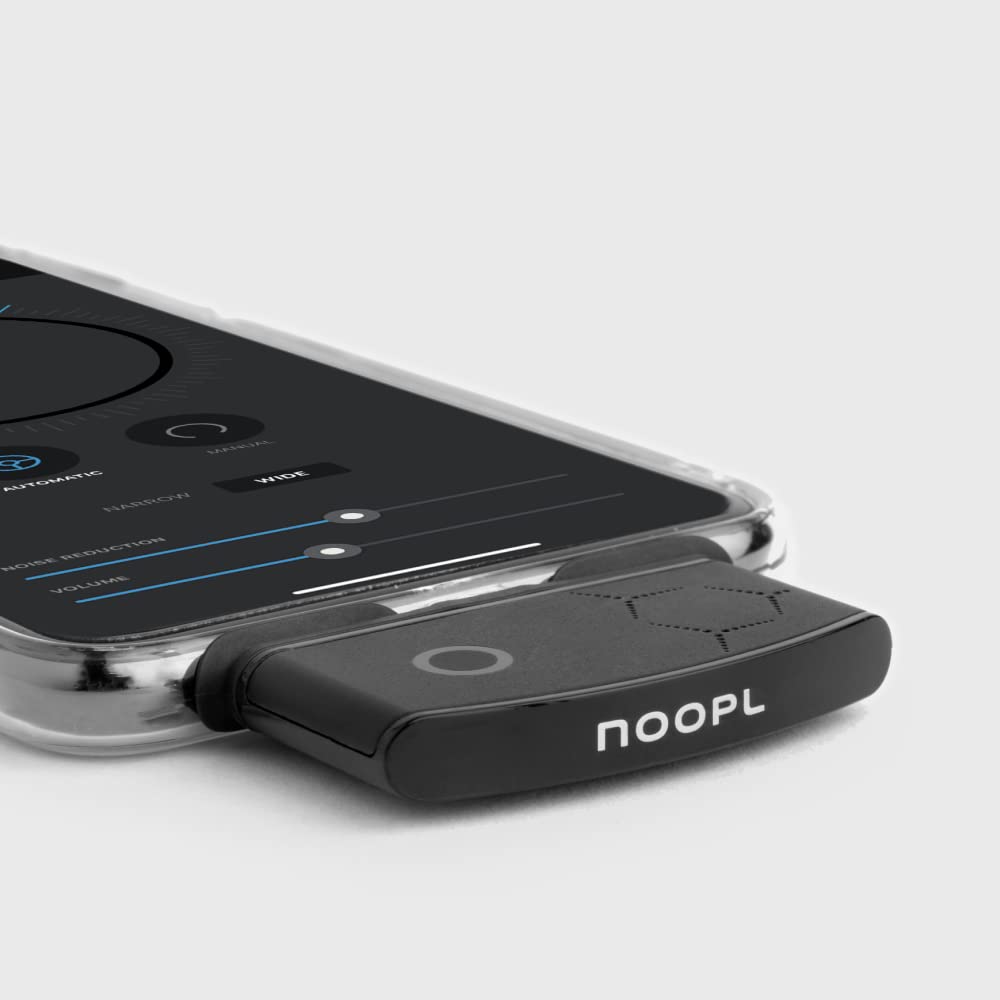 Photo 1 of Noopl 2.0 – Enhanced Hearing iPhone Accessory, Background Noise Reducer – Requires AirPods Pro, Beats Fit Pro or MFi Hearing Device for Use (Sold Separately)
