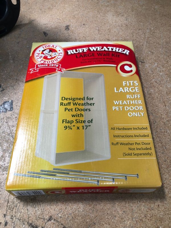 Photo 3 of 9.75 in. x 17 in. Large Ruff Weather Wall Kit for In-Wall Install of Large Ruff Weather Dog and Pet Doors
