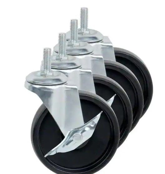 Photo 1 of 
Honey-Can-Do
4" Caster Roller Wheels for HCD Shelving Unit, Set of Four