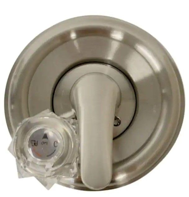 Photo 1 of 
DANCO
1-Handle Valve Trim Kit in Brushed Nickel for Delta Tub/Shower Faucets (Valve Not Included)