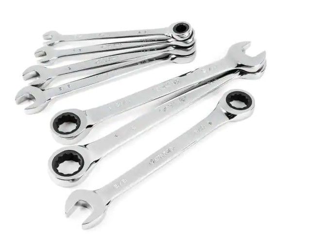 Photo 1 of 
Husky
Ratcheting SAE Combination Wrench Set (7-Piece)
