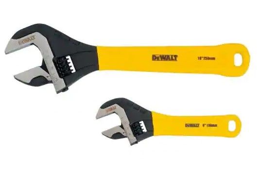 Photo 1 of 
DEWALT
Adjustable Wrench Set (2-Pack)