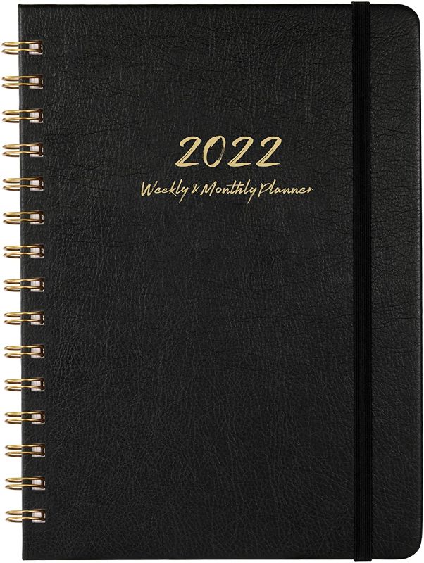 Photo 1 of 2022 Planner - Weekly, Monthly and Yearly Planner with Monthly Tabs, 6.3" x 8.4", January 2022 - December 2022, BLUE