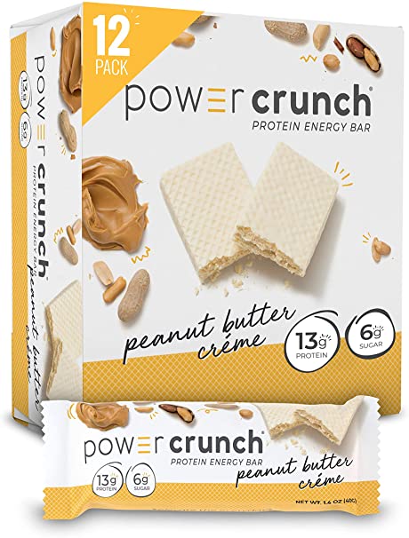 Photo 1 of **EXPIRES JUNE2023, NOT REFUNDABLE** Power Crunch Whey Protein Bars, High Protein Snacks with Delicious Taste, Peanut Butter Crème, 1.4 Ounce (12 Count)
