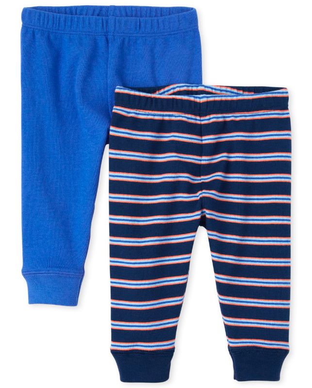 Photo 1 of Baby Boys Striped Pants 2-Pack SZ - UP TO 7LB 
