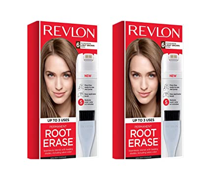 Photo 1 of *EXPIRED April 2022, NON REFUNDABLE* 
Root Erase Permanent Hair Color, Light Brown (Pack of 2)
