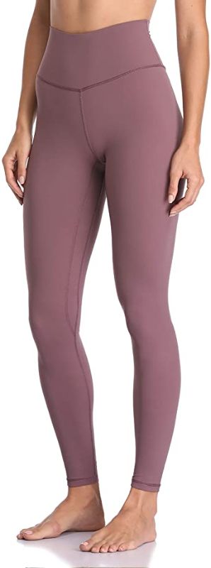 Photo 1 of Colorfulkoala Women's Buttery Soft High Waisted Yoga Pants Full-Length Leggings, Dusty Red - XL