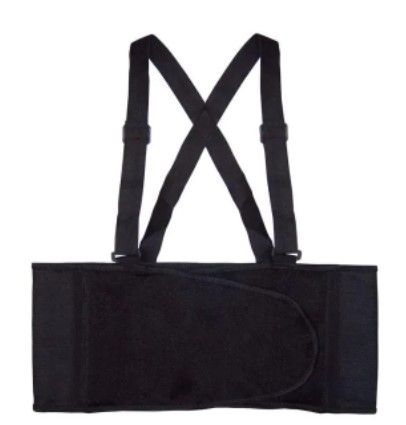 Photo 1 of Husky Black Back Brace Support Belt Extra-Large (2-Pack)