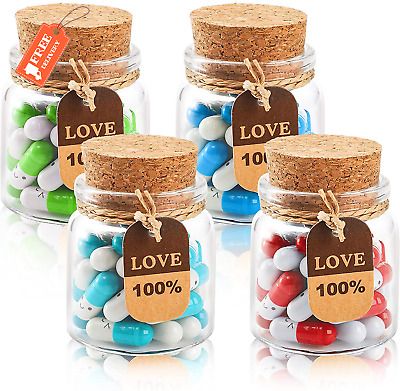 Photo 1 of 
Suwimut 120 Pieces Capsule Letters Message in 4 Bottles