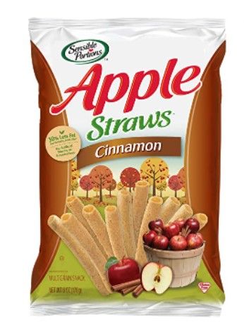 Photo 1 of ** EXP:26 APR 2022***   *** NON-REFUNDABLE***   ** SOLD AS IS**
Sensible Portions Apple Straws, Cinnamon, 10 oz. (Pack of 8)
