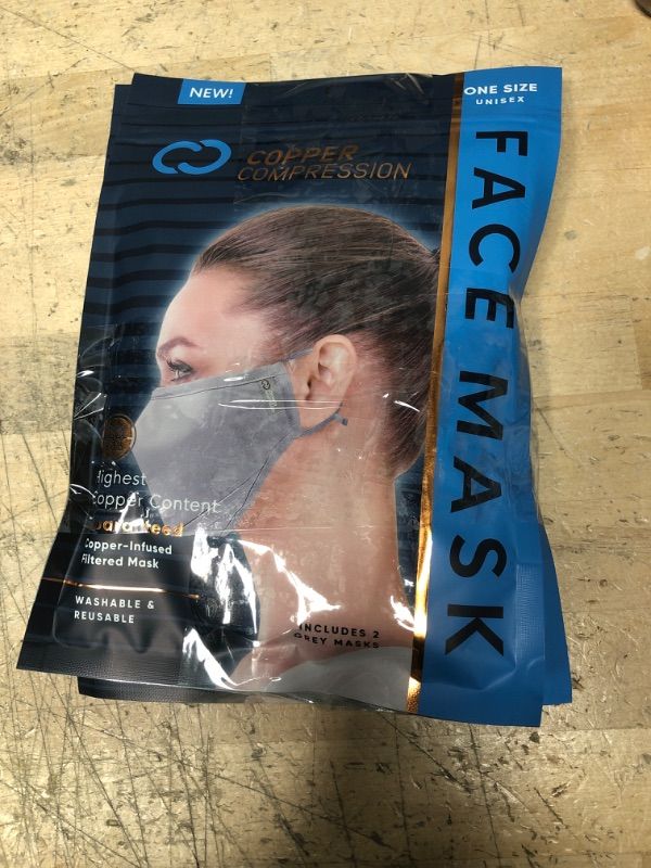 Photo 2 of ** SETS OF 2***
Copper Compression Face Mask - 2 Pack
