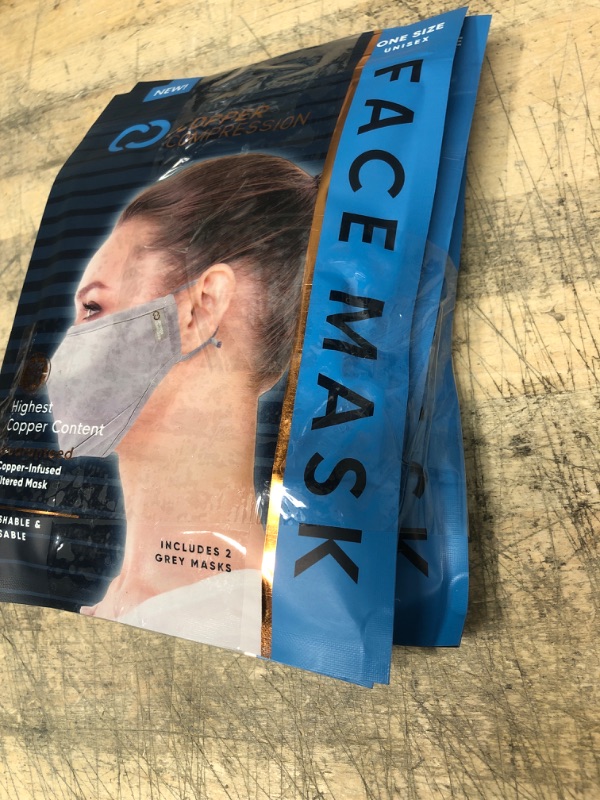 Photo 2 of ** SETS OF 3***
Copper Compression Face Mask - 2 Pack
