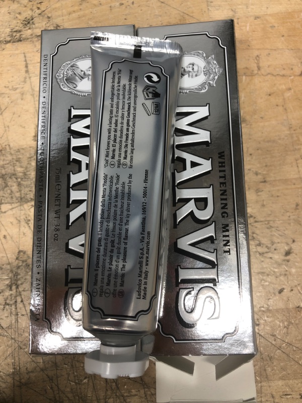 Photo 2 of ** NON-REFUNDABLE**   *** SOLD AS IS ***    *** SSETS OF 2**
Marvis Whitening Mint Toothpaste
