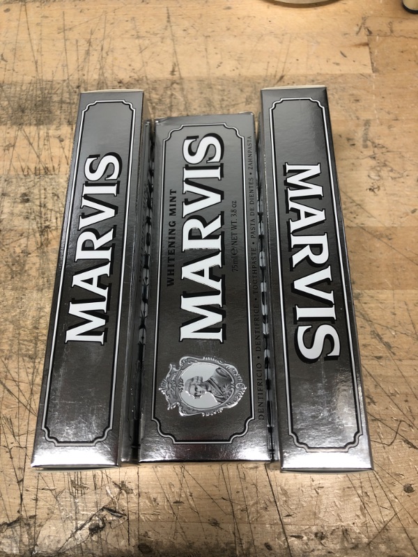 Photo 2 of ** NON-REFUNDABLE**   *** SOLD AS IS ***    *** SSETS OF 3**
Marvis Whitening Mint Toothpaste