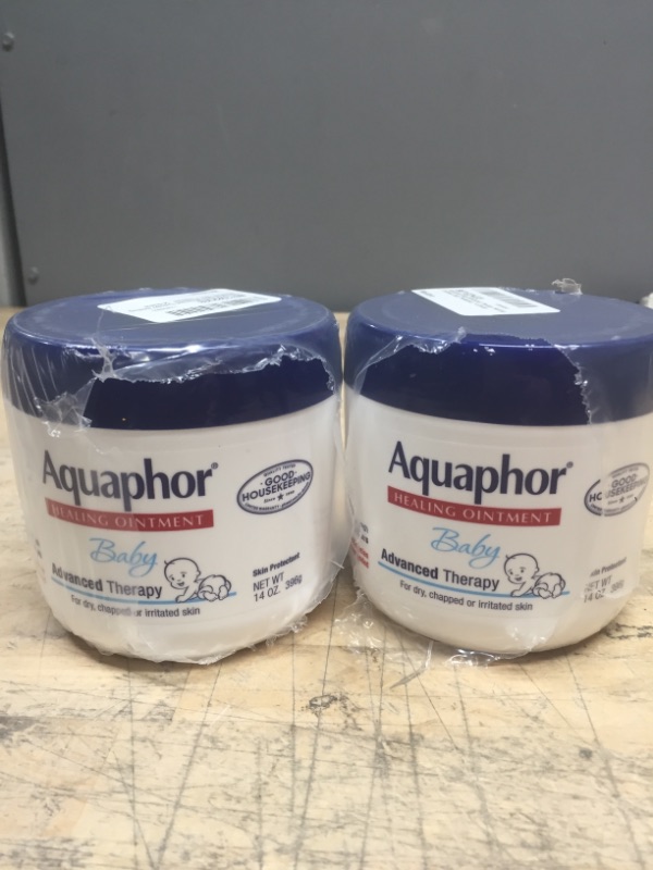 Photo 2 of 2 pack
expires Jan 2024 NO RETURNS NONREFUDNABLE
Aquaphor Baby Healing Ointment - Advanced Therapy to Help Heal Diaper Rash and Chapped Skin - 14oz. Jar