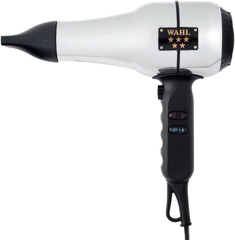 Photo 1 of Wahl Professional 5-Star Series Barber Dryer with Concentrated Air Flow for Enhanced Drying Speeds with Retro-Chrome Design - Model 5054
