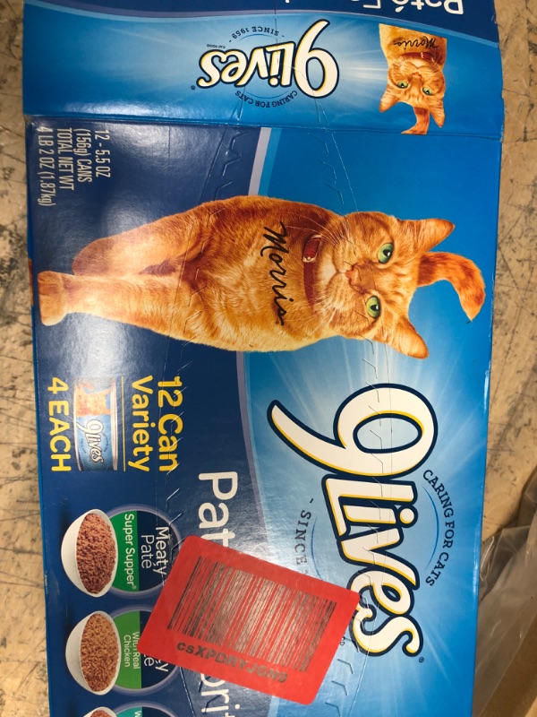 Photo 2 of **NON-REFUNDABLE** EXP DATE: 06/24/2023
9Lives Variety Pack Favorites Wet Cat Food, 5.5 Ounce Cans
