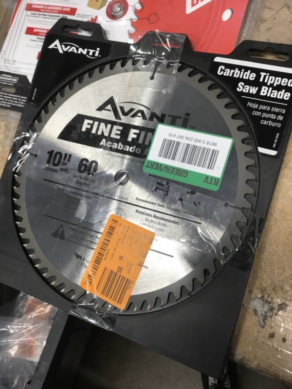 Photo 2 of 
Avanti
10 in. x 60-Tooth Fine Finish Circular Saw Blade