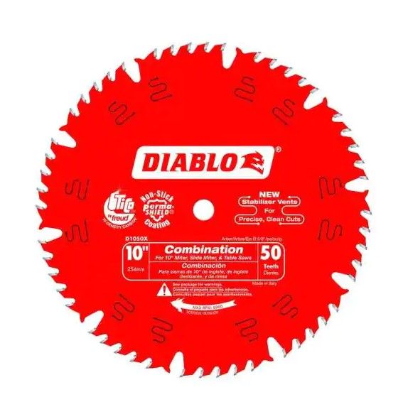 Photo 1 of 
DIABLO
10 in. x 50-Tooth Combination Circular Saw Blade