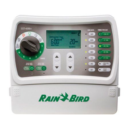 Photo 1 of *MISSING POWER CORD*
Rainbird SST-600I 6 Valve Timer
