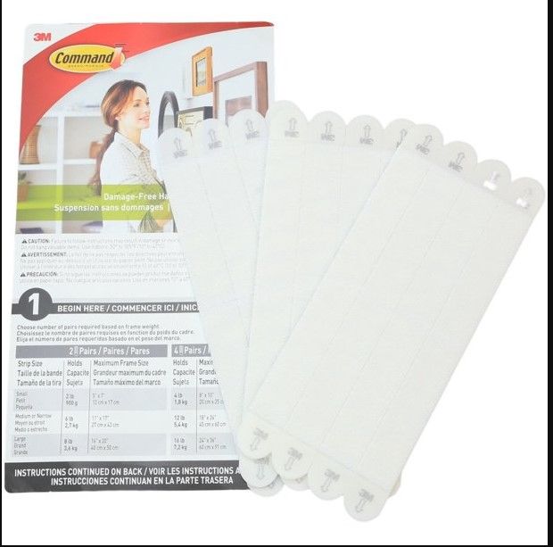 Photo 1 of ** SETS OF 2**
Command Ph206-14Na Heavy Duty Strips Picture Hanging Material
