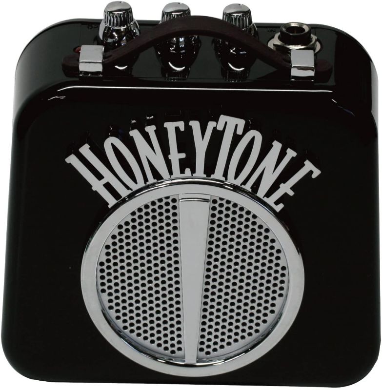 Photo 1 of Honeytone N-10 Guitar Mini Amp, Black with belt clip