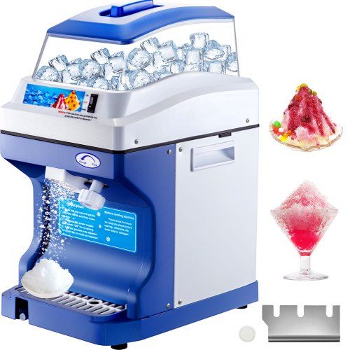 Photo 1 of Commercial Ice Shaver Ice Shaving Machine, with Hopper, Electric Snow Cone Maker
