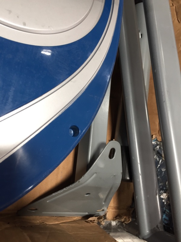 Photo 3 of **MISSING PARTS*MINOR DAMAGE** XTERRA Fitness FB150 Folding Exercise Bike, Silver, 31.5L x 18W x 45.3H in.
