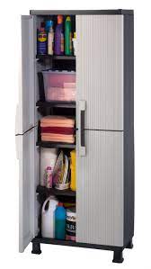 Photo 1 of **MISSING PARTS** Keter  Utility cabinet 26.8-in W x 68-in H x 14.8-in D Plastic Freestanding Garage Cabinet
