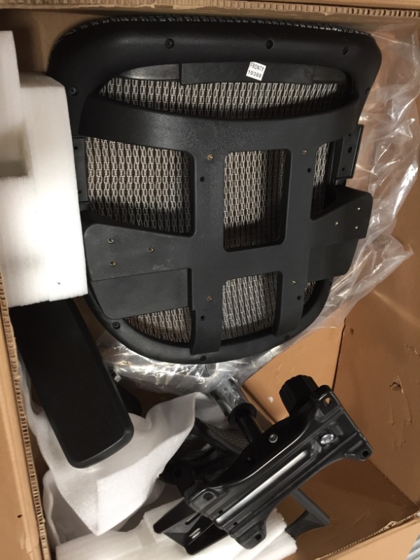 Photo 1 of **MISSING PARTS** NOUHAUS Ergo3D Ergonomic Office Chair - Rolling Desk Chair with 4D Adjustable Armrest, 3D Lumbar Support and Blade Wheels - Mesh Computer Chair, Office Chairs, Executive Swivel Chair (Black)
